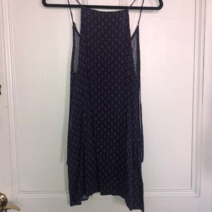 Lulu’s Low Back Navy Mini Dress